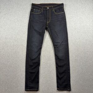 Levis 519 Jeans Mens 33x32 Blue Extra Slim Skinny Stretch Denim Dark Wash Pants